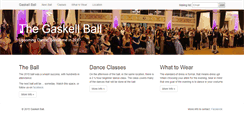 Desktop Screenshot of gaskellball.com