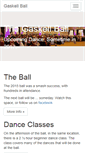 Mobile Screenshot of gaskellball.com